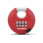 DELSWIN Heavy Duty 4-Digit Outdoor Padlock