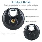 DAYGOS Waterproof Keyed Stainless Steel Padlocks, 2 Pack