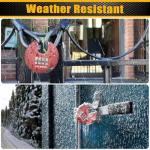 DELSWIN Heavy Duty 4-Digit Outdoor Padlock
