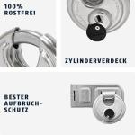 Unpickable Abs Disc Padlock with 2 Keys