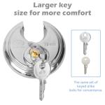 DuoTyga Heavy Duty Discus Padlock - 5 Pack