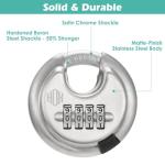 HOX Heavy-Duty Unpickable Disc Lock, 70mm