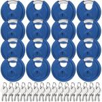 Chumia 16 Pack Keyed Alike Disc Padlocks