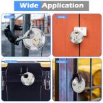DuoTyga Heavy Duty Discus Padlock - 5 Pack