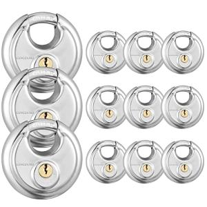 CINCINNO Stainless Steel Discus Padlock Set