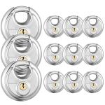 CINCINNO Stainless Steel Discus Padlock Set