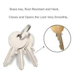 70MM Unpickable Discus Padlock - 2 Pack