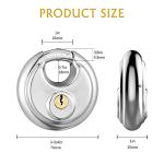 CINCINNO Stainless Steel Discus Padlock Set