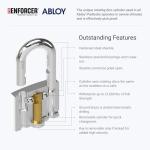 Heavy-Duty Abloy Padlock - Unpickable Steel Security
