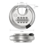 HOX Heavy-Duty Unpickable Disc Lock, 70mm