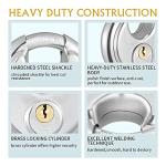 CINCINNO Stainless Steel Discus Padlock Set