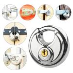 70MM Unpickable Discus Padlock - 2 Pack