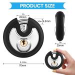 Chumia 10 Pack Stainless Steel Keyed Alike Padlocks