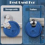 Chumia 16 Pack Keyed Alike Disc Padlocks