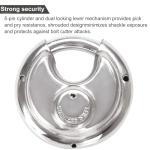 STARVAST Heavy Duty Stainless Steel Disc Locks - 2 Pack