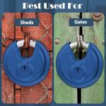 Chumia 16 Pack Keyed Alike Disc Padlocks