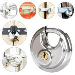 STARVAST Heavy Duty Stainless Steel Disc Locks - 2 Pack