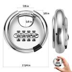 Rohuis Unpickable Round Combo Lock with Discus Design