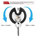 Chumia 10 Pack Stainless Steel Keyed Alike Padlocks