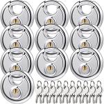 10 Pack Keyed Alike Stainless Steel Padlocks