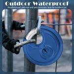 Shimeyao Keyed Alike Discus Padlocks, 10 Pack