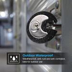 Chumia 10 Pack Stainless Steel Keyed Alike Padlocks