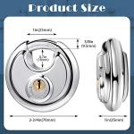 10 Pack Keyed Alike Stainless Steel Padlocks