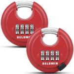DELSWIN Heavy Duty 4-Digit Combination Padlock