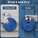 Shimeyao Keyed Alike Discus Padlocks, 10 Pack