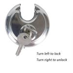 6-Pack Keyed Alike Stainless Steel Disc Locks