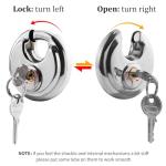 NANSHINE 3 Pack Heavy Duty Discus Padlocks