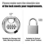 Rohuis Unpickable Round Combo Lock with Discus Design