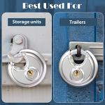 10 Pack Keyed Alike Stainless Steel Padlocks