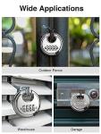 Puroma Keyless Heavy Duty Combo Lock Set 2-Pack