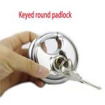 Heavy Duty Stainless Steel Disc Padlocks - 2 Pack