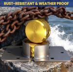 Heavy Duty Hidden Shackle Puck Lock with Keys