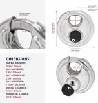 Heavy Duty 70mm Diskus Padlock - Anti-Corrosion