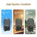 Smart Keyless Deadbolt Lock with Anti-Peeping Feature