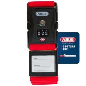 ABUS TSA Lock Luggage Strap with Name Tag