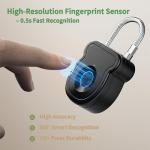 Smart Fingerprint Padlock - Keyless, Fast Unlocking