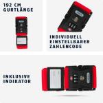 ABUS TSA Lock Luggage Strap with Name Tag