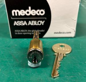 Medeco Original Air 00 Satin Chrome KIK Lock