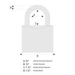 Unpickable Aluminium Green Lockout Padlock