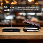 ÖGON OSLO Aluminum Wallet with Unpickable Lock