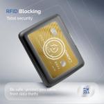 ÖGON OSLO Aluminum Wallet with Unpickable Lock