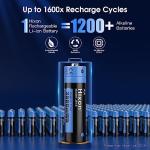 Hixon High Power 1.5V Rechargeable AA Batteries