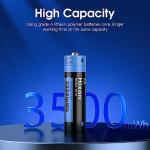 Hixon High Power 1.5V Rechargeable AA Batteries