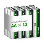 Granicell 12-Pack AA Batteries for Smart Devices