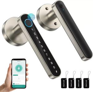 Keyless Fingerprint Smart Door Lock with Bluetooth