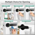 Evanshow Keyless Smart Door Lock with Fingerprint Access